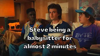 Steve being babysitter for 2 minutes #strangerthings #strangerthings4 #steveharrington #dustin