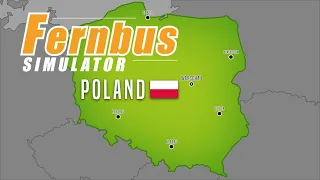 POLSKA DLC - Liczba miast oraz inne kraje | Fernbus Coach Simulator