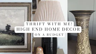 Thrift With me  High End Decor on a Budget  Goodwill Affordable and Aesthetic Home Decor
