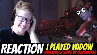 I Played Widow REACTION/REVIEW | Song by OzzaWorld - Overwatch Parody Song