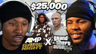 Duke Dennis & Chrisnxtdoor Competes With AMP Members For $25,000 GTA Game Night! ⚡️👀