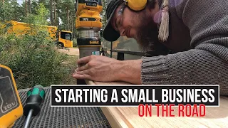 Making my First Product on the Road | Carpenter's Vanlife