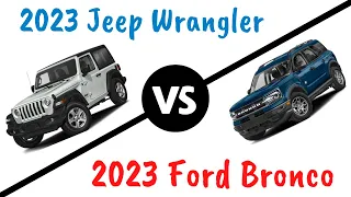 2023 Jeep Wrangler VS 2023 Ford Bronco Full Analysis (Animated)