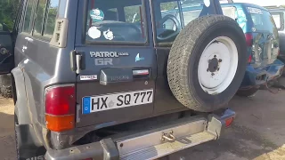 Nissan Patrol Y60 GR лифтуем при помощи проставок в 10см. Body Lift 10cm. Höher Gelegt