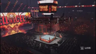 WWE 2K24 - WWE Championship, Bray Wyatt vs. Roman Reign, Hell in a Cell