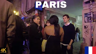 Paris nightlife walking tour Saturday night