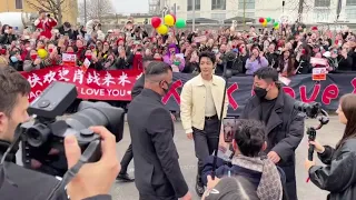 Xiao Zhan 肖战 arrival at Milan Fashion Show for TOD'S FW23 [2023.02.24]
