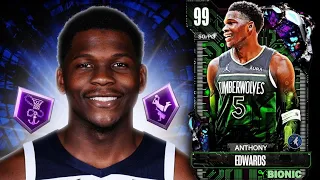 DARK MATTER ANTHONY EDWARDS GAMEPLAY!! ANT-MAN IS ELECTRIC IN NBA 2K24 MyTEAM!!