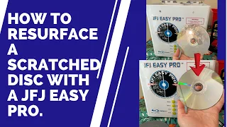 How to resurface a scratched disc with a JFJ Easy Pro Tutorial