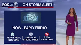 Houston weather: Heavy rain, tornado watch in effect Thursday evening