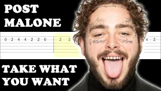 Post Malone - Take What You Want (Easy Guitar Tabs Tutorial)
