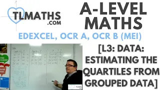 A-Level Maths: L3-06 [Data: Estimating the Quartiles from Grouped Data]