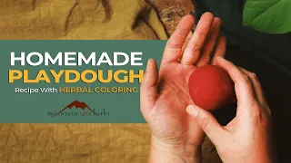 Homemade Playdough Recipe With Herbal Coloring