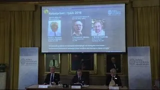 British trio win Nobel Physics Prize for exotic matter research