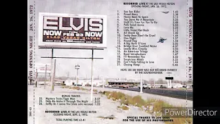 Elvis Presley Live January 26, 1972 Las Vegas, NV