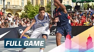 France v USA - Men's Quarter-Final Full Game - 2015 FIBA 3x3 U18 World Championships