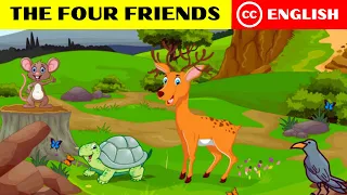 THE FOUR FRIENDS AND THE HUNTER  |English Bedtime Stories |Fairy Tales For Kids | #bedtimestory