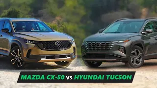 2023 Mazda CX-50 vs 2023 Hyundai Tucson – Best Small SUV Around ?!