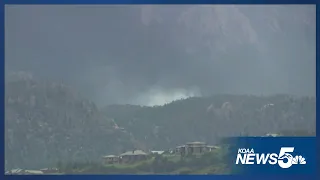 Manitou Fire burning on Pikes Peak contained Sunday afternoon