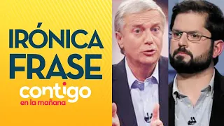 "¿EL VOLTERETAS?": El particular momento entre Gabriel Boric y JA Kast tras pregunta de Ramón Ulloa