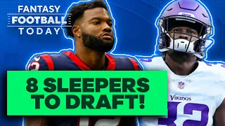 8 SLEEPERS: Quarterbacks, Running Backs, Wide Receivers & Tight Ends! | 2023 Fantasy Football Advice