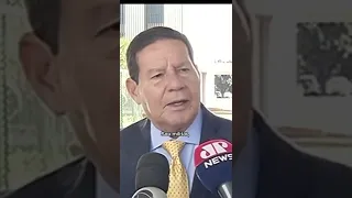 Vice-Presidente Mourão fala sobre as denúncias de assédio do ex-presidente da Caixa. #BandJornalismo