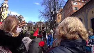 ПОБЕДОБЕСИЕ.Передвижное Кладбище в Стокгольме. 7 мая 2017.