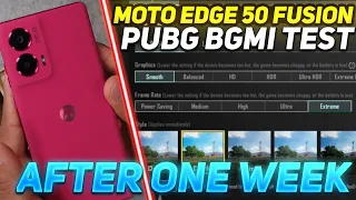 MOTO EDGE 50 FUSION REVIEW AFTER ONE WEEK OF USE 🔥 | MOTO EDGE 50 FUSION BGMI TEST 60 FPS
