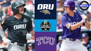 Oral Roberts v TCU (AMAZING) | College World Series Opening Round | 2023 College Baseball Highlights