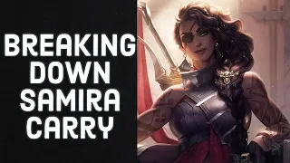 Breaking down how I top4 with Samira carry