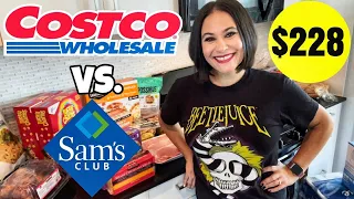 COSTCO VS. SAM'S CLUB COLLAB I BUDGET SHOPPING FOR A FAMILY OF 4 DURING INFLATION I MAY 2022