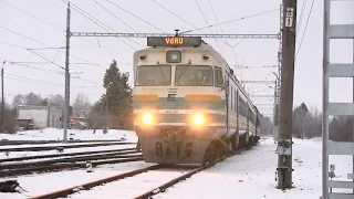 Дизель-поезд ДР1А с путеизмерителем 4 / DR1A DMU with track measurement car 4