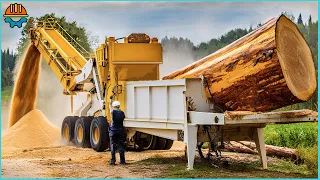 200 Incredible Powerful Wood Chipper Machines Working in Action