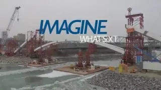 Walterdale Arch Float Time Lapse