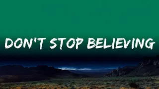 1 Hour |  don't stop believing lyrics/journey  | Lyrics Star