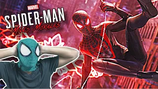 SPIDERMAN REACTS TO MILES MORALES PS5!