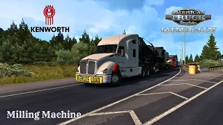 American Truck Simulator - Milling Machine Delivery Flagstaff to Barstow | 1080P60FPS PC Gameplay