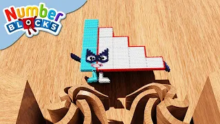 NUMBERBLOCK | Bad Day for Fifteen | Shredding Simulation