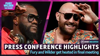 Tyson Fury vs Deontay Wilder 3 Press Conference Highlights 🍿