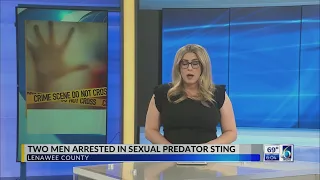 Two Michigan Men Arrested in Sexual Predator Sting