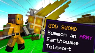 I Coded a GOD Sword for this Minecraft Speedrunner! [Manhunt Datapack]