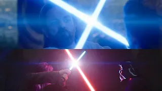 Obi-Wan vs Anakin/Darth Vader w/ Flashbacks & New Music