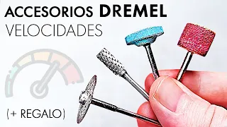 Cómo Usar los ACCESORIOS DREMEL (Velocidades) +🎁 GRATIS | A qué velocidad usar Dremel o motortool