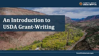 Webinar: USDA MPPTA Grant-Writing 101