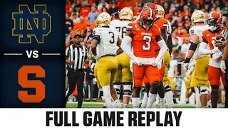 Notre Dame vs. Syracuse Full Game | 2022 ACC Football
