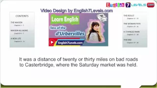 Learn English Through Story ★ Subtitles Tess of the d Urbervilles Level 6 hq