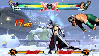 UMVC3 Easy Dante Combo #1 (Midscreen)