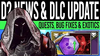 Destiny 2 | DLC SECRETS! New UPDATE! Future Quests, Exploits FIXED, Dawn Exotics, Loot Pool, Penguin