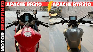 Finally 2024 TVS Apache RTR 310 Vs TVS Apache RR 310 Comparison | Best Kaun Hai??