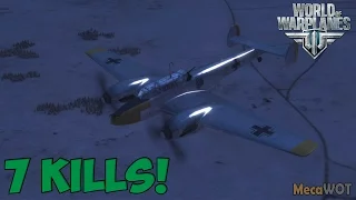 World of Warplanes | Messerschmitt Bf 110 B | 7 KILLS - Replay Gameplay 1080p 60 fps